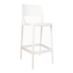 beyaz plastik bar taburesi