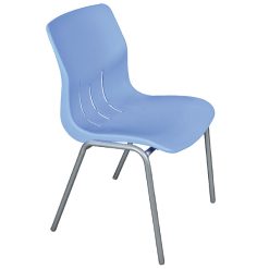 mavi metal plastik sandalye
