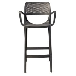 siyah plastik bar taburesi kolçaklı