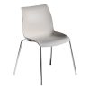 beyaz plastik metal sandalye