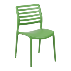 yeşil plastik sandalye