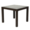 kahverengi plastik rattan masa 90x90