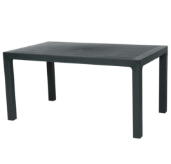 gri plastik rattan masa 90x150