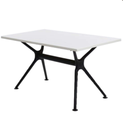 beyaz plastik ayaklı werzalit masa 80x140