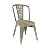 tolix rattan sandalye