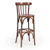 kahverengi ahşap bar sandalyesi