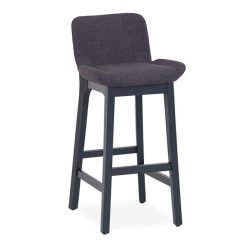 gri döşemeli bar sandalyesi