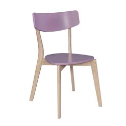 mor ahşap masa takımı