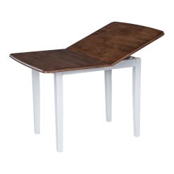 kahverengi beyaz ahşap masa takımı