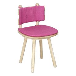 pembe ahşap masa takımı