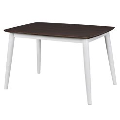 koyu kahverengi ahşap masa takımı