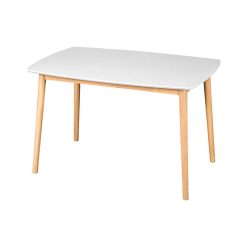 beyaz ahşap masa takımı