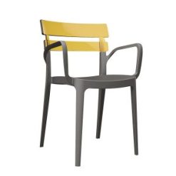 sarı gri plastik koltuk