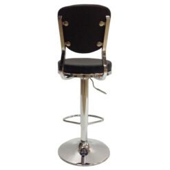 siyah deri bar taburesi