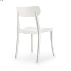 beyaz retro polikarbon sandalye
