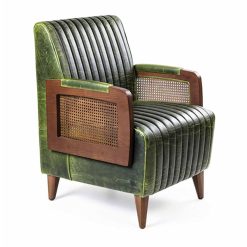 yeşil berjer koltuk