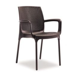 kahverengi rattan koltuk