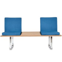 mavi ikili orta sehpalı bekleme