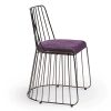 mor metal sandalye