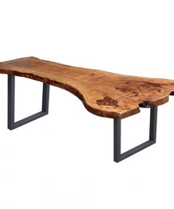 halka ayaklı dişbudak kütük masa