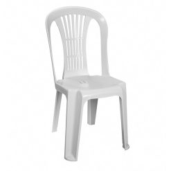 beyaz plastik sandalye