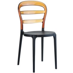 turuncu siyah plastik sandalye