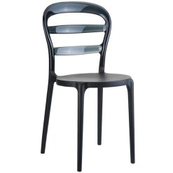 gri plastik sandalye