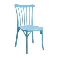 mavi plastik sandalye
