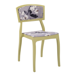 desenli plastik sandalye