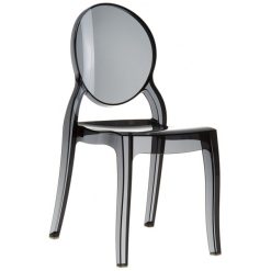 siyah plastik sandalye