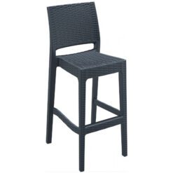 gri rattan bar taburesi