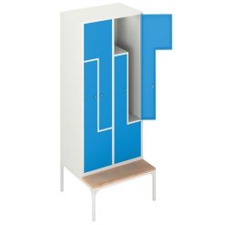 mavi standart z soyunma dolabı