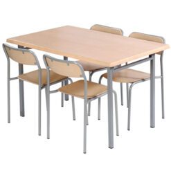 açık kahverengi werzalit masa takımı