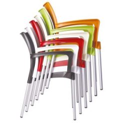 plastik kollu sandalye