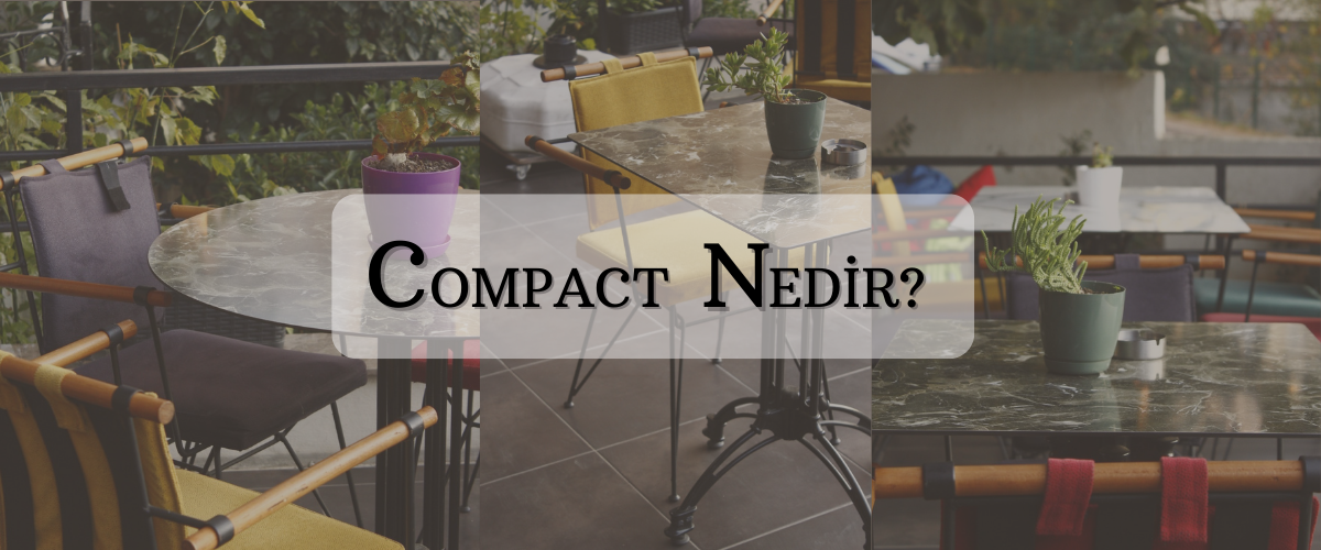 compact masa üzerinde yeşil çiçek